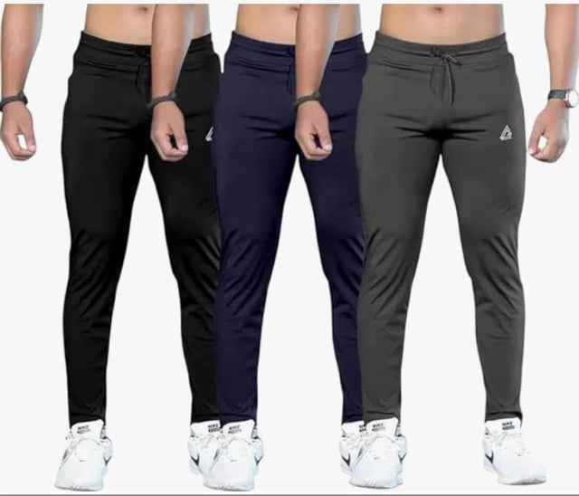 Men's Regular Fit Track Pants – Pack of 3
